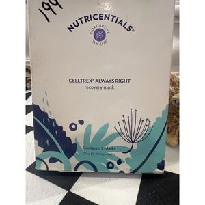 Nu Skin Nutricentials Celltrex Always Right Recovery Mask 5 Count Box 27ml Each